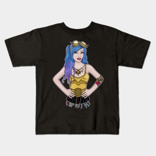 Robot girl Kids T-Shirt